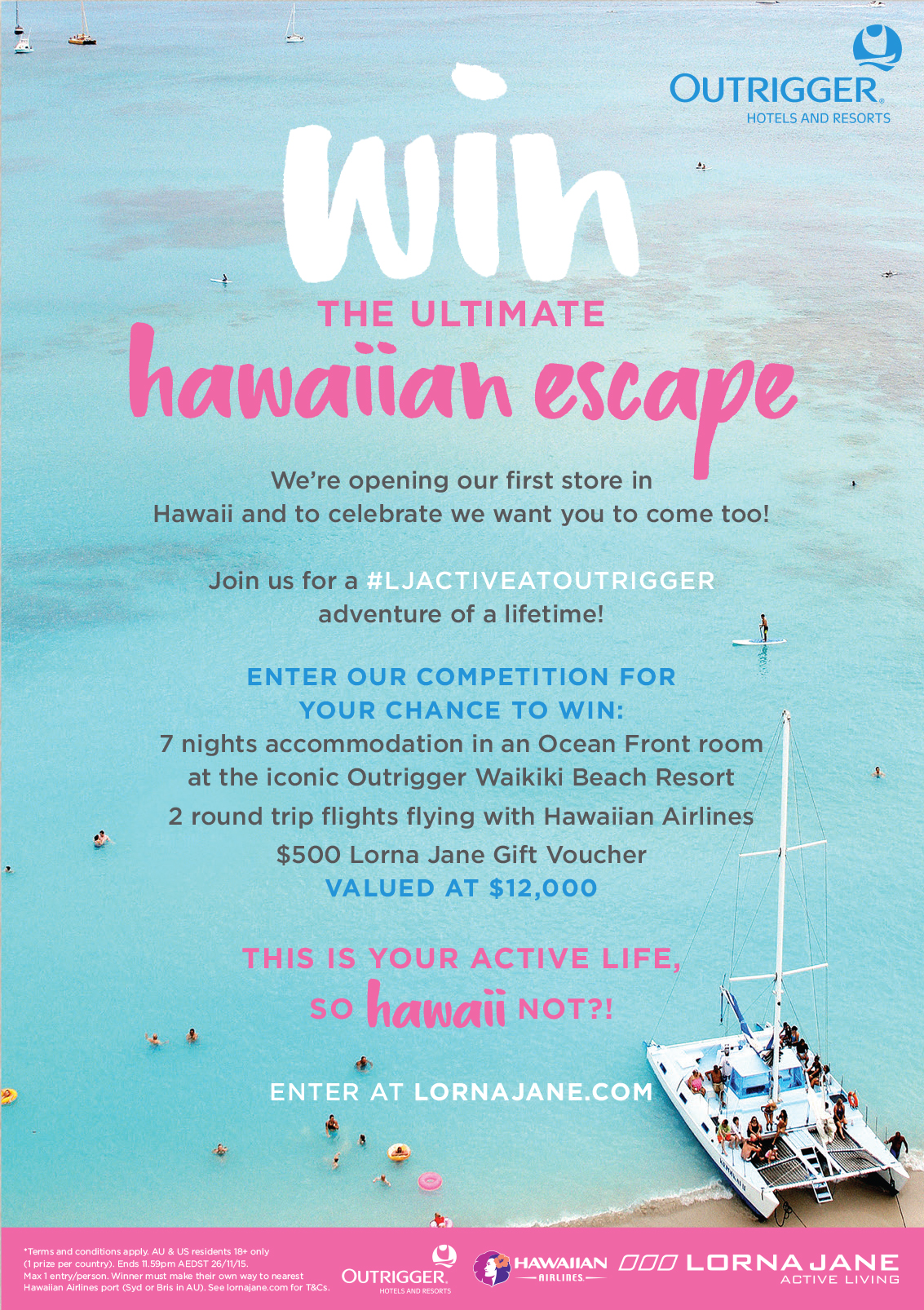 LORNA JANE + OUTRIGGER RESORT